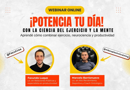 Webinar: ¡Potencia tu día! con la ciencia del ejercicio y la mente